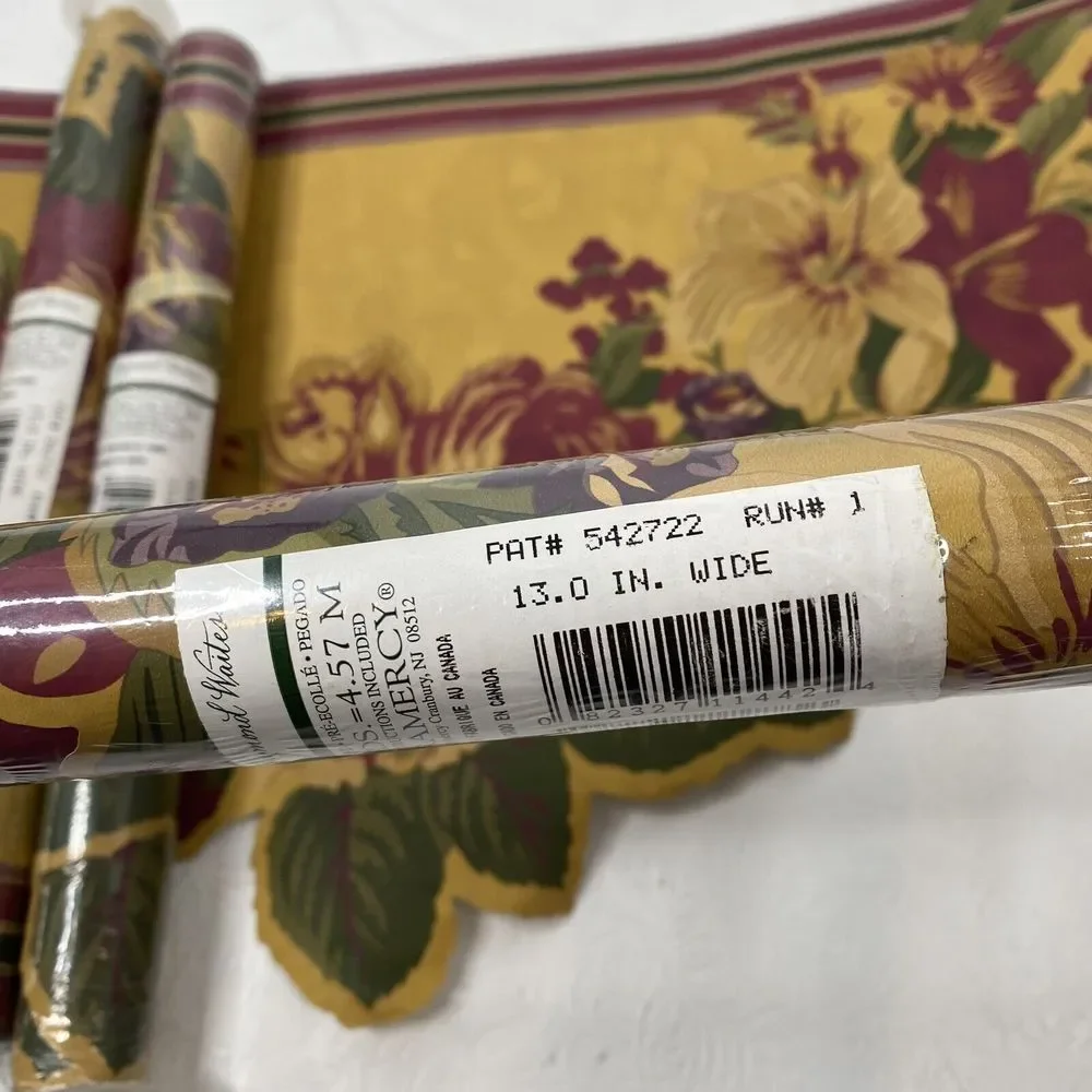 3 Rolls Raymond Waites Gramercy Wallpaper Border